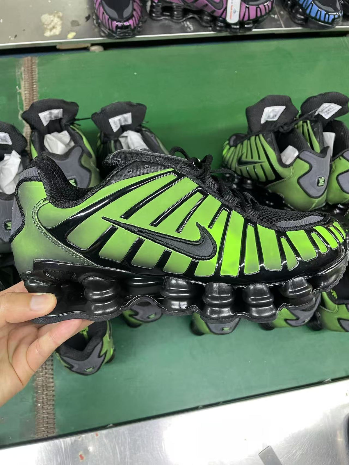 Nike Shox TL Trainers in Mixed Colorways - product image from the listing.