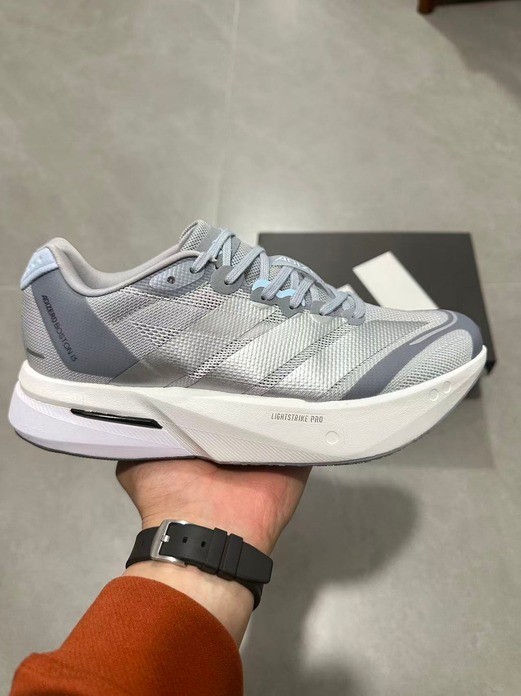Nike ZoomX Invincible Run 4 Road Running Shoes in Grey - product image from the listing.