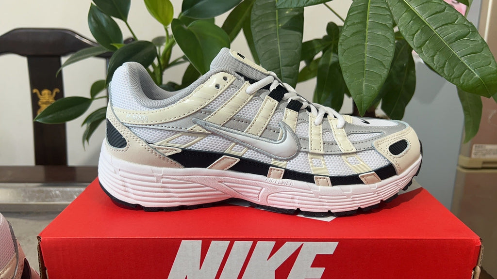 Nike P-6000 Sneakers in White Black CD6404-101 - product image from the listing.