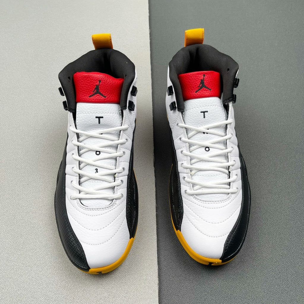 Air Jordan 12 25 Years in China White Black Yellow DR8887-100 - product image from the listing.