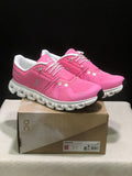 Pink and White On Cloud 6 Sneakers - product image from the listing.
