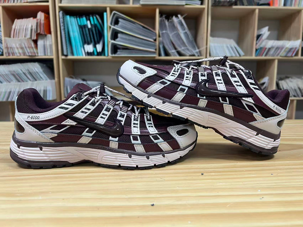 Nike P-6000 Sneakers Plum in Black White IM5237-600 - product image from the listing.