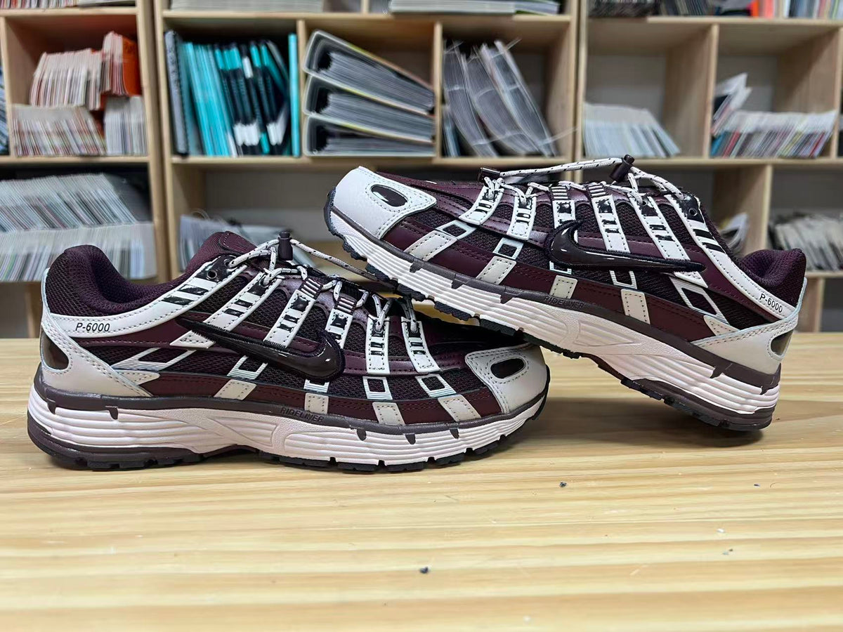 Nike P-6000 Sneakers Plum in Black White IM5237-600 - product image from the listing.