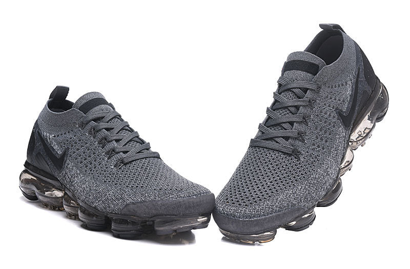 Nike Air VaporMax Flyknit 2 Sneakers in Grey Black 942842-030 - product image from the listing.