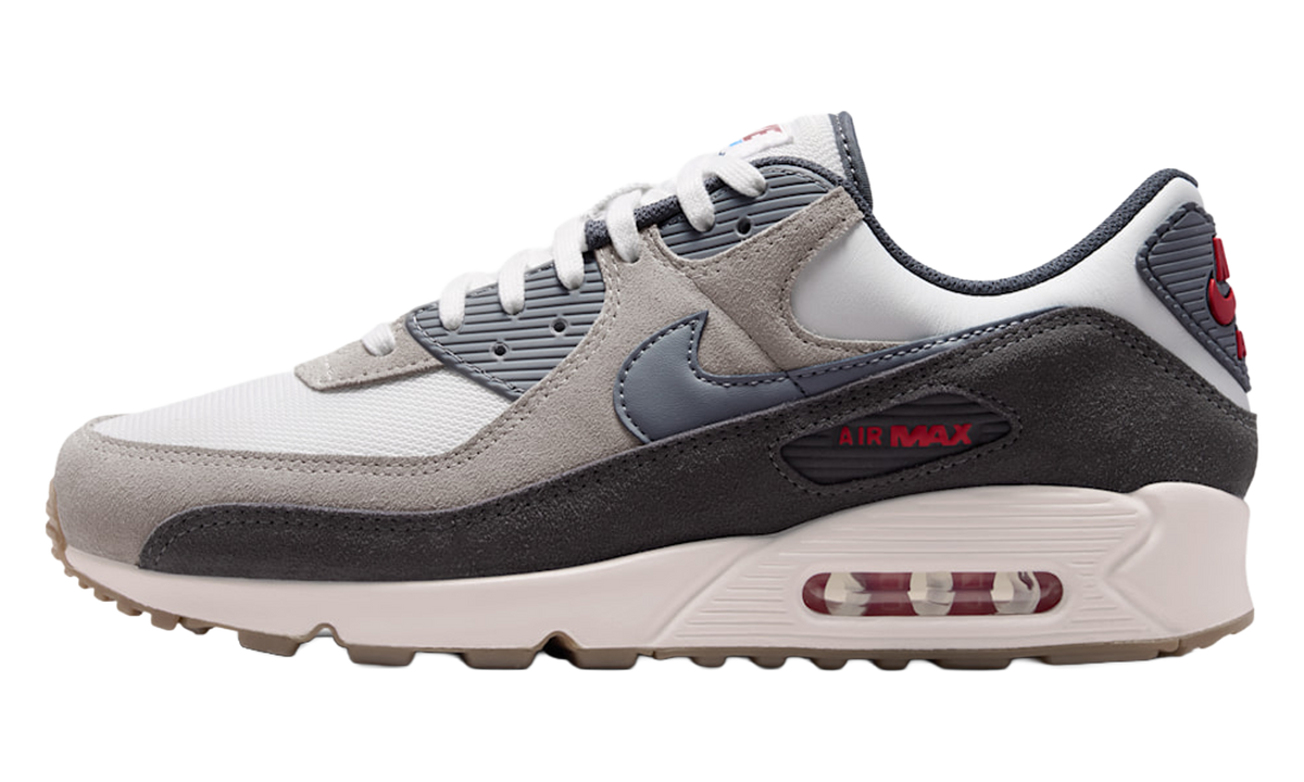 "Summit White / College Grey / Anthracite / Particle Grey" Air Max 90 Premium IW6954 121 - product image from the listing.