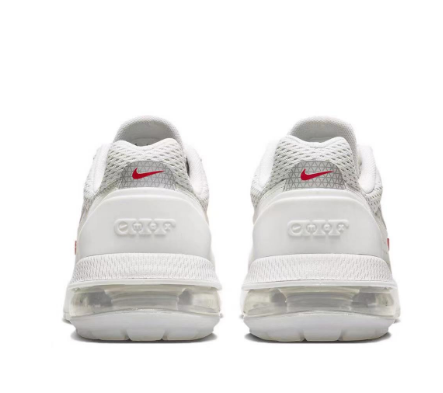 White and Red Running-Style Sneakers - Nike Air Max 270 - product image from the listing.