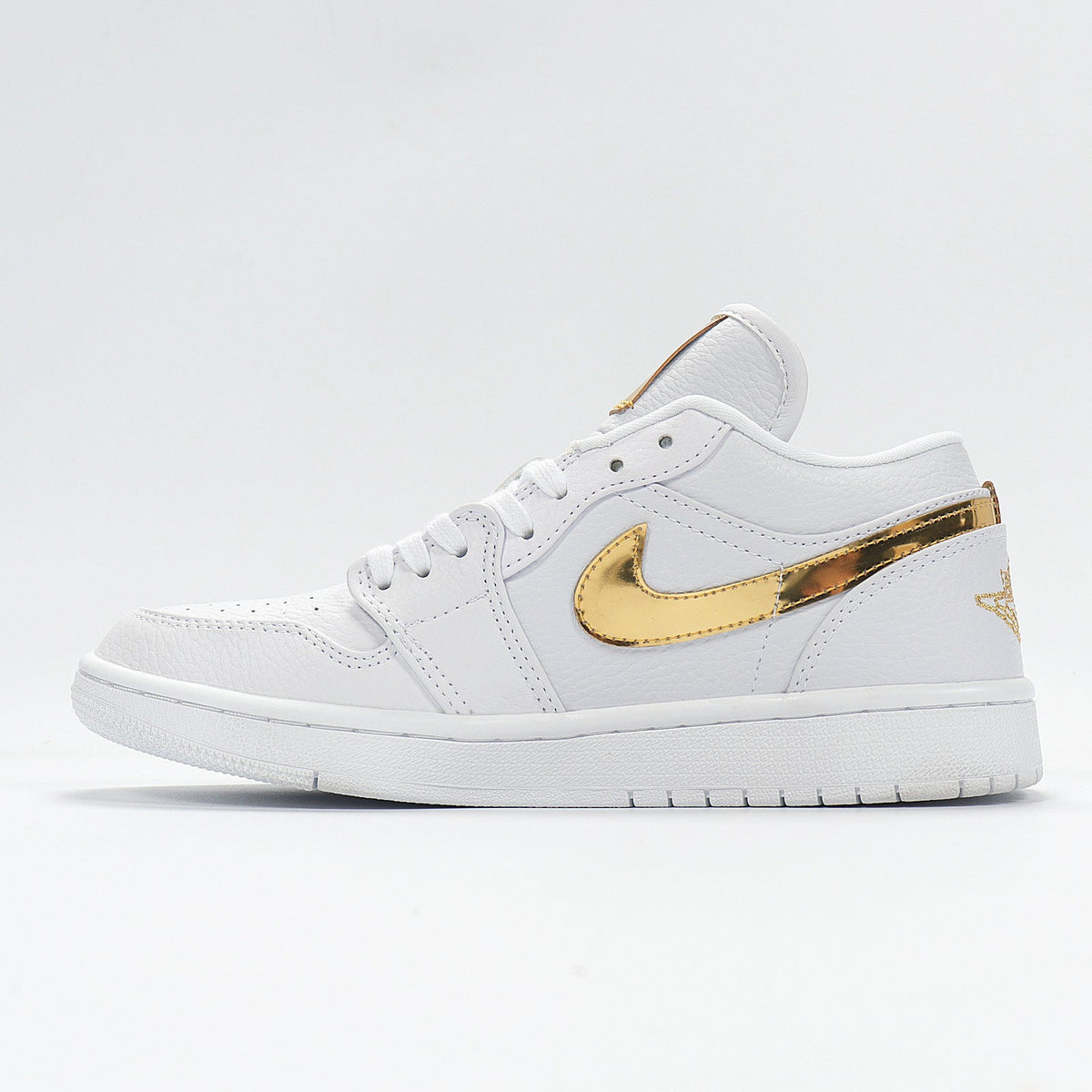 Nike Air Force 1 Low in White Metallic Gold CZ4776-100 - product image from the listing.