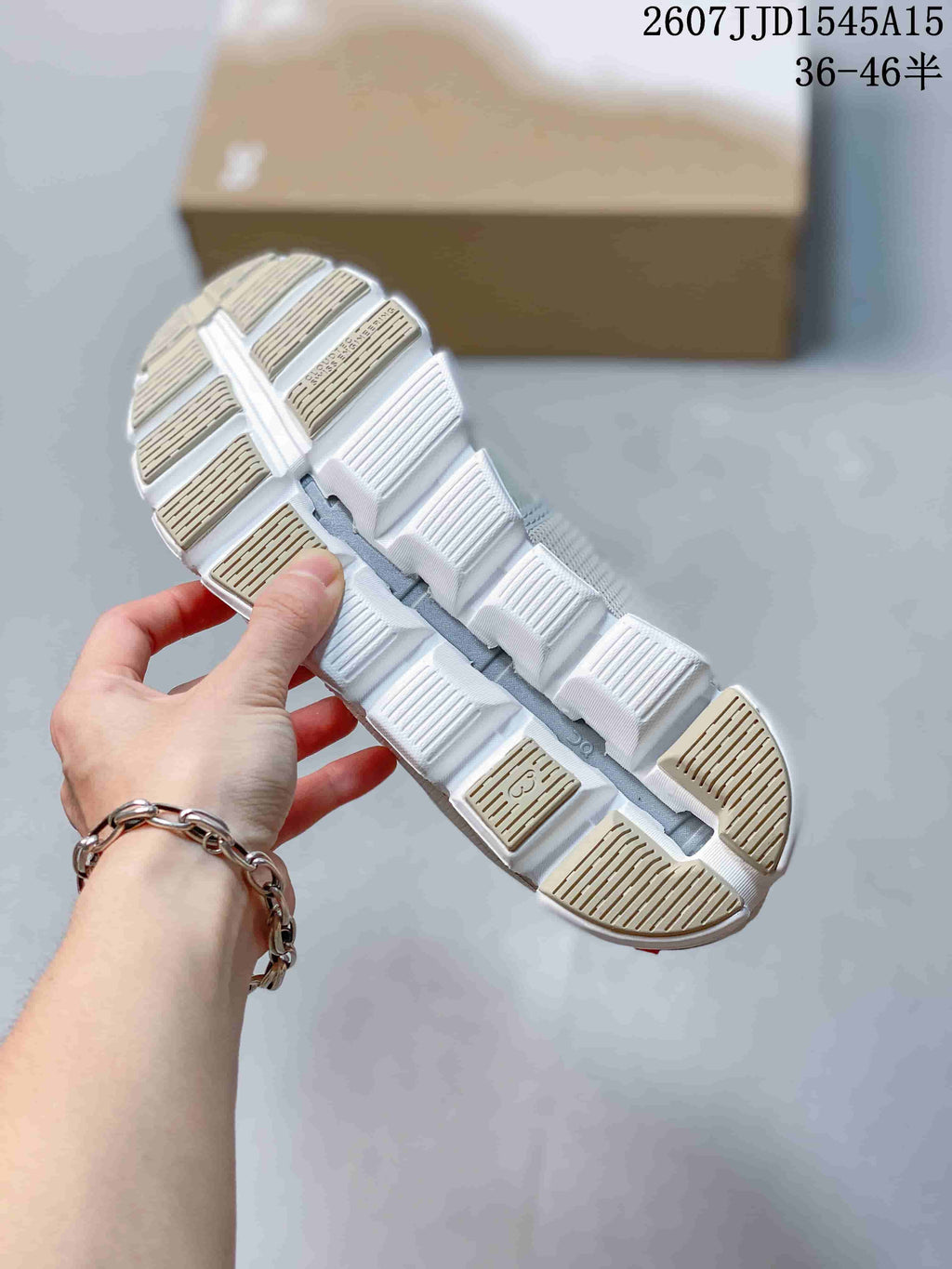 On CloudTilt White Mesh Sneakers for Running - product image from the listing.