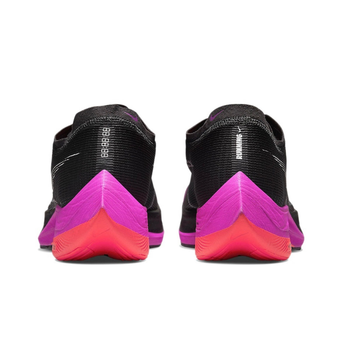 Nike ZoomX Vaporfly NEXT% 2 Running Shoes in Black Purple CU4111-002 - product image from the listing.