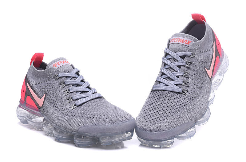 Nike Air VaporMax Flyknit 2 Sneakers in Grey Pink 942843-006 - product image from the listing.