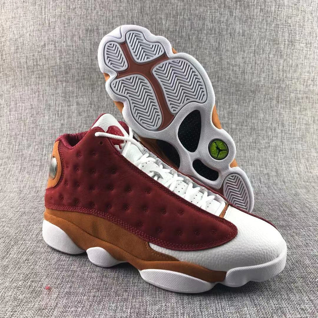Air Jordan 13 Bin 23 Sneakers Burgundy Brown 417212-601 - product image from the listing.
