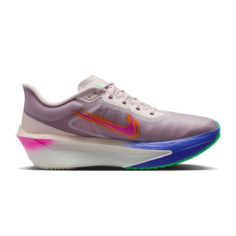 Nike Zoom Fly Running Shoes in Light Purple Green - product image from the listing.
