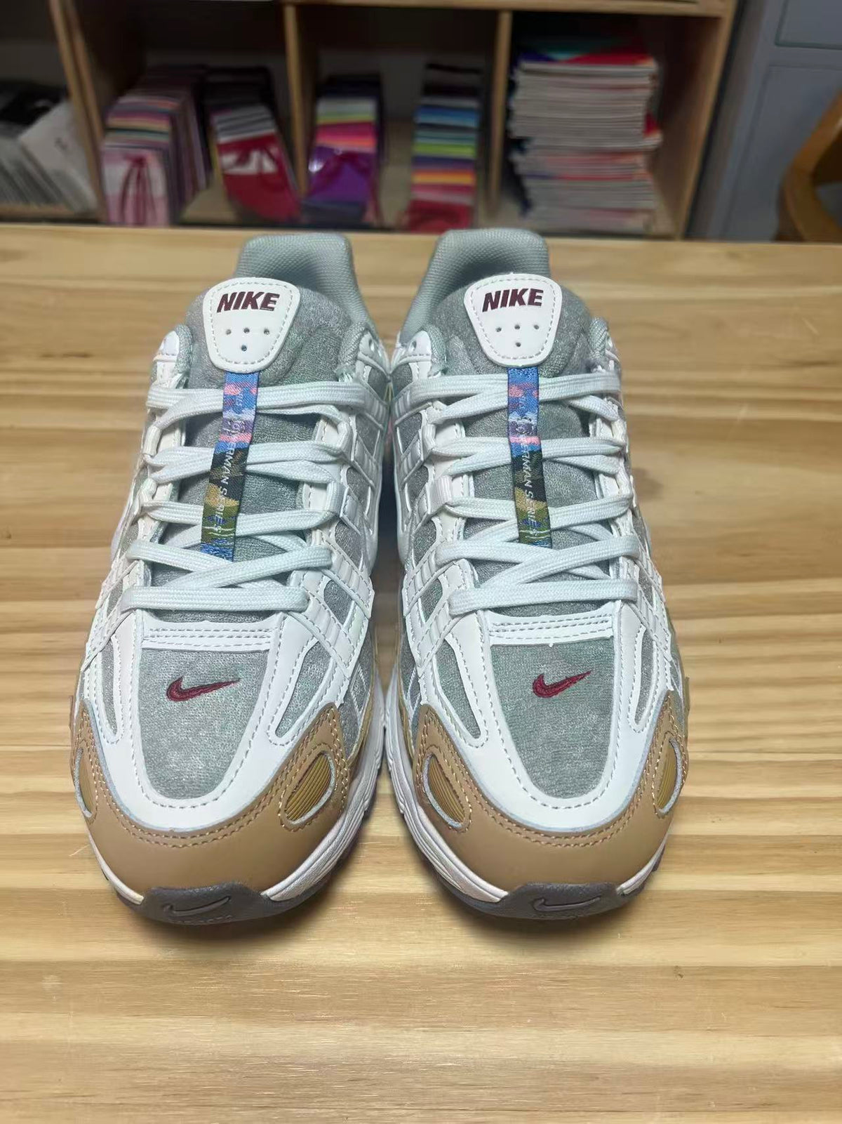 Nike P-6000 Sneakers in Grey White Brown IQ1120-311 - product image from the listing.