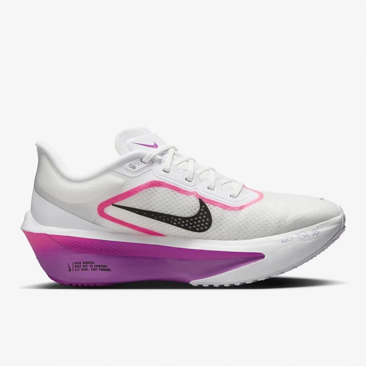 Nike Zoom Fly 6 Running Shoes in White Pink FN8454-101 - product image from the listing.