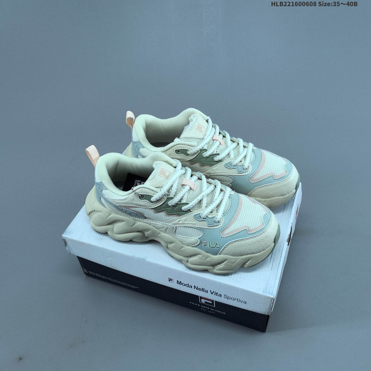 FILA Pebble Sandal Retro Trainers in Pastel Colorways - product image from the listing.