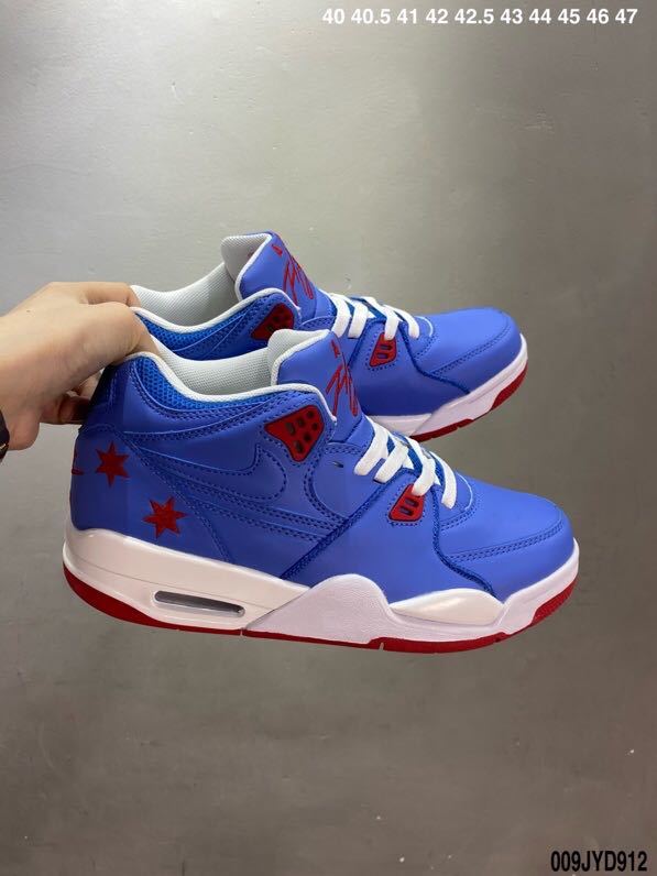 Nike Air Flight 89 Chicago Sneakers in Blue Red - product image from the listing.