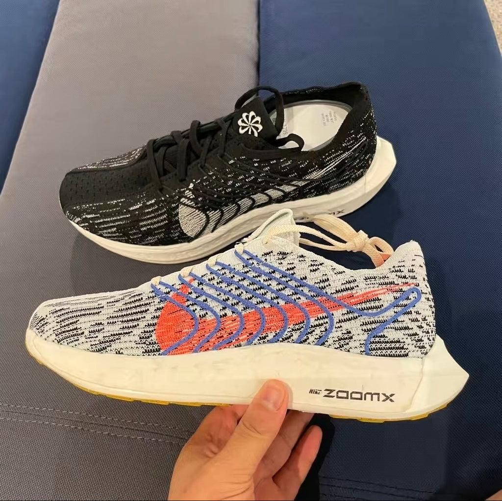 Nike Pegasus Turbo Next Nature Running Shoes in White Red DM3413-002 - product image from the listing.