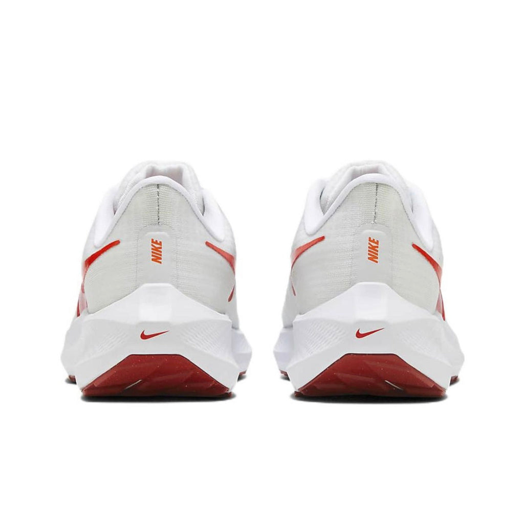 Nike Air Zoom Pegasus 39 Running Shoes in White Red DH4071-103 - product image from the listing.