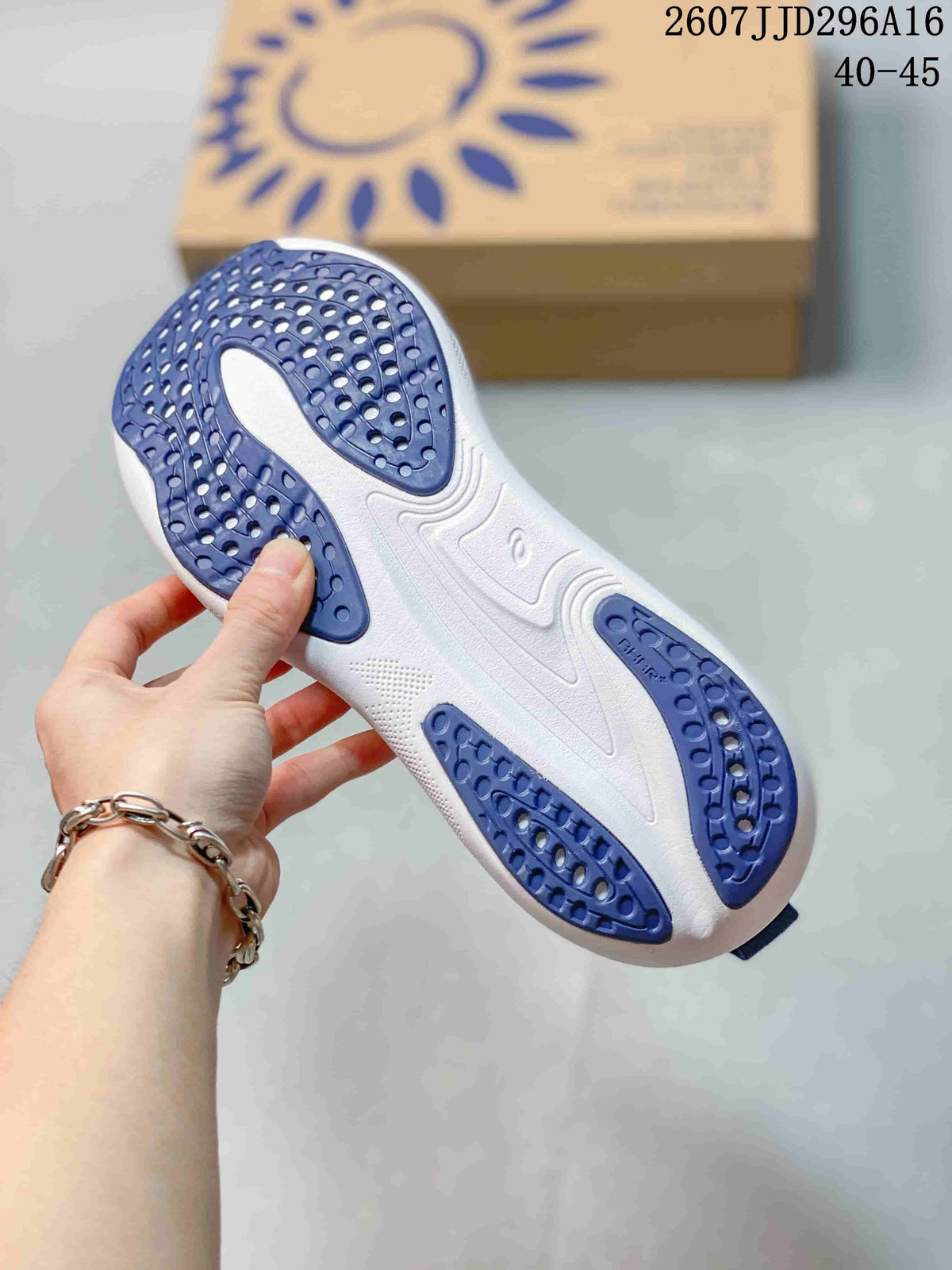 Women's ASICS GEL-Nimbus 25 Running Sneakers Gray Blue - product image from the listing.