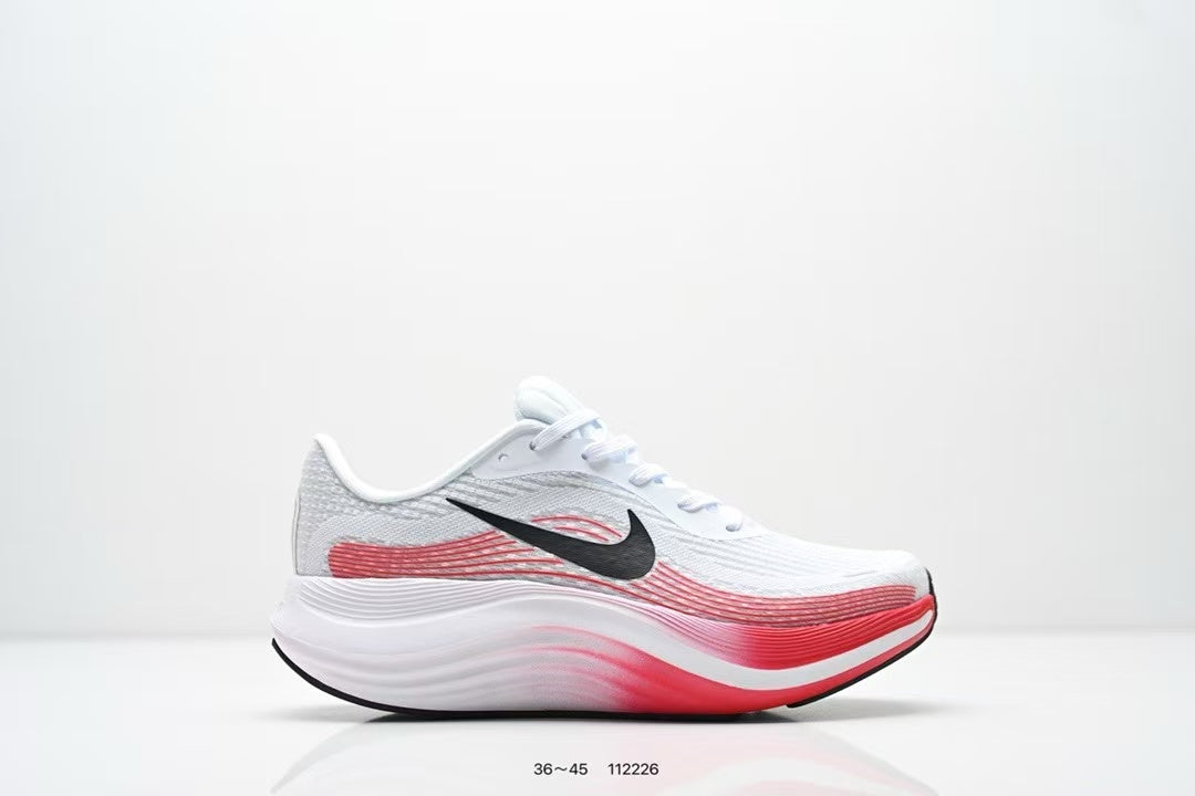 Nike Journey Run 2 Running Shoes in White and Red - product image from the listing.