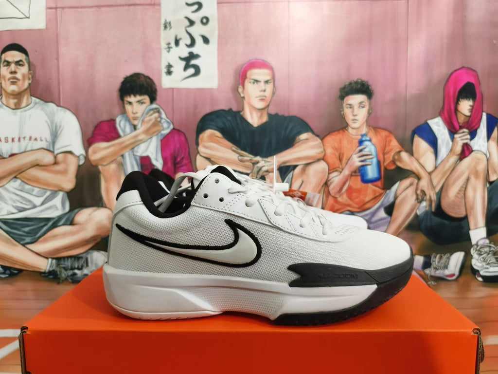 Nike Basketball Shoes in White and Black - product image from the listing.