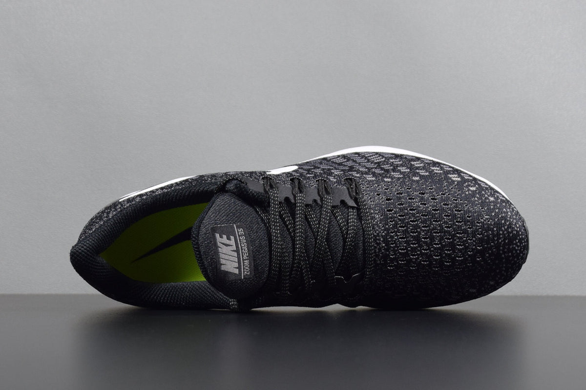 Nike Air Zoom Pegasus 35 Running Shoes in Black White 942851-001 - product image from the listing.