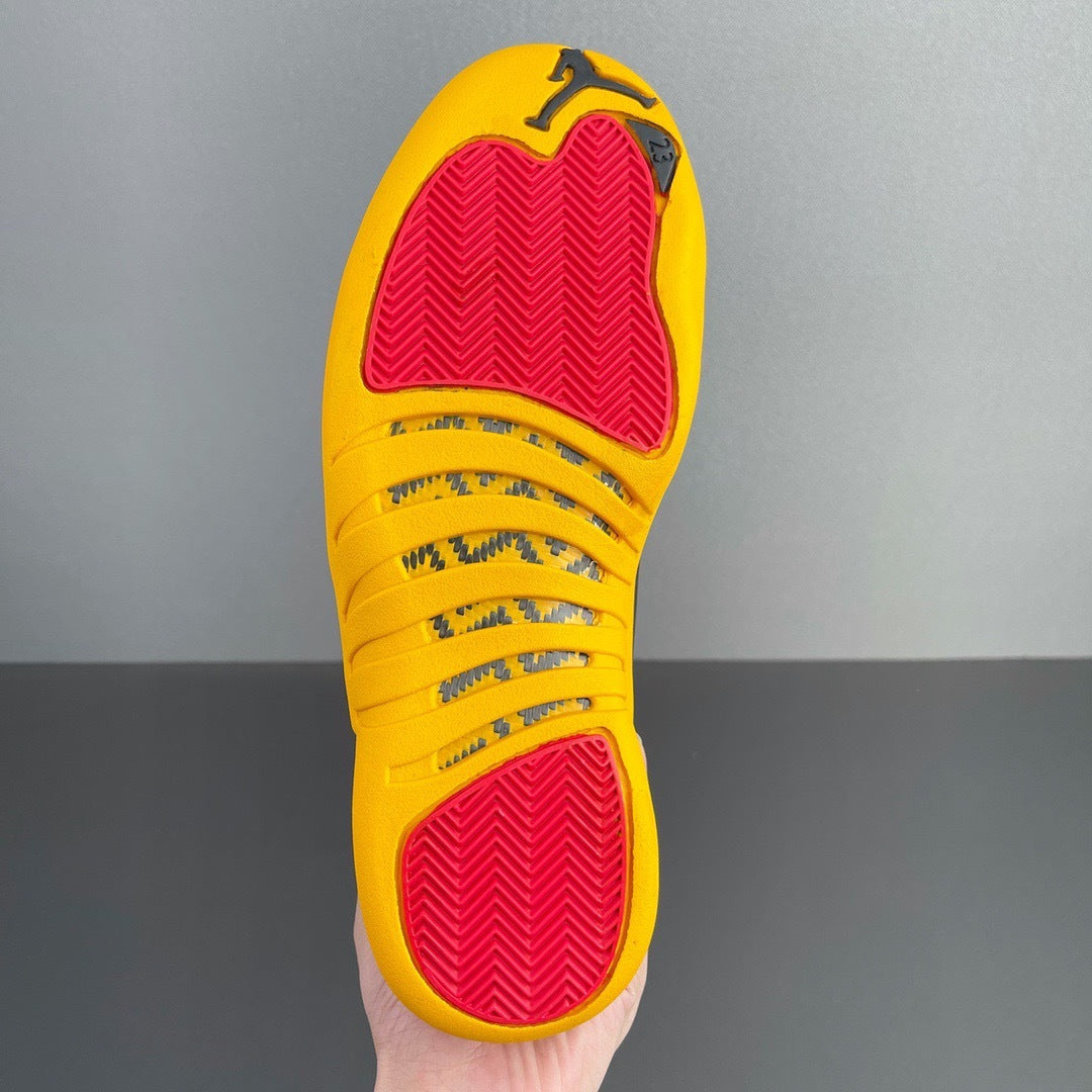 Air Jordan 12 25 Years in China White Black Yellow DR8887-100 - product image from the listing.