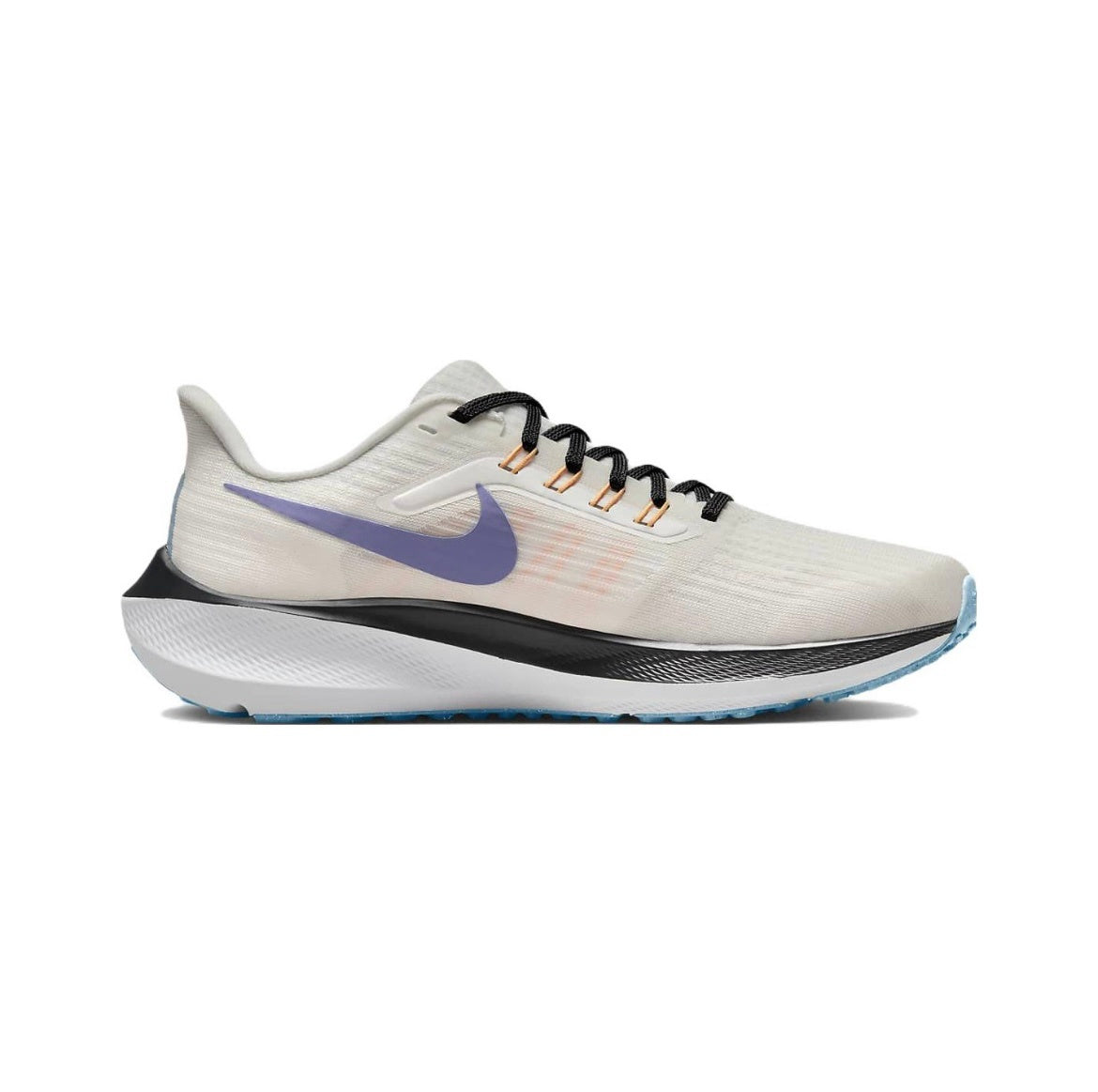 Nike Air Zoom Pegasus 39 Running Shoes in White Blue DH4071-006 - product image from the listing.