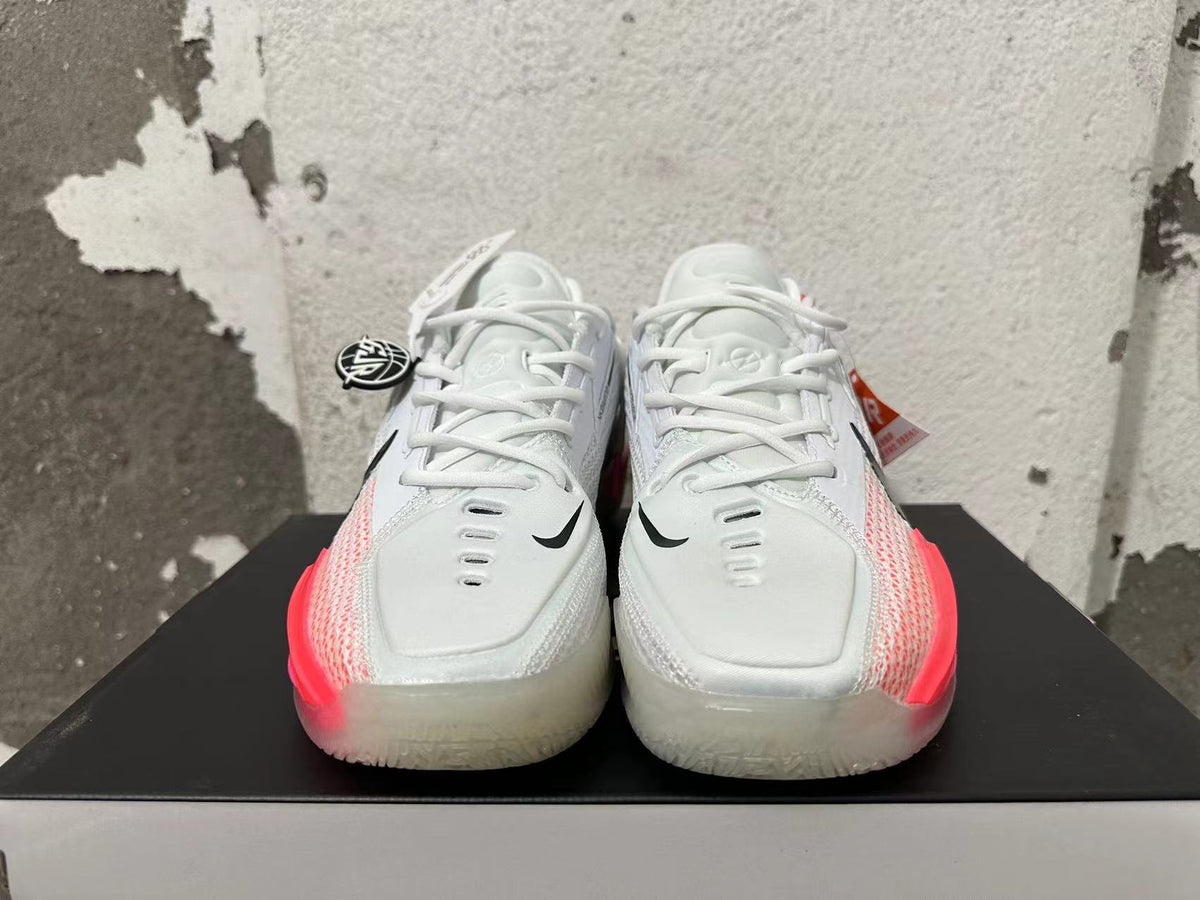 Nike GT Cut 3 Basketball Shoes in White Pink - product image from the listing.
