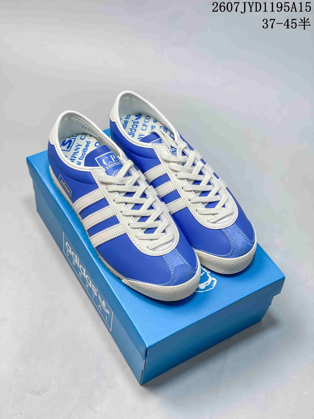 adidas C.P. Company Italia SPZL Sneakers in Blue Leather - product image from the listing.