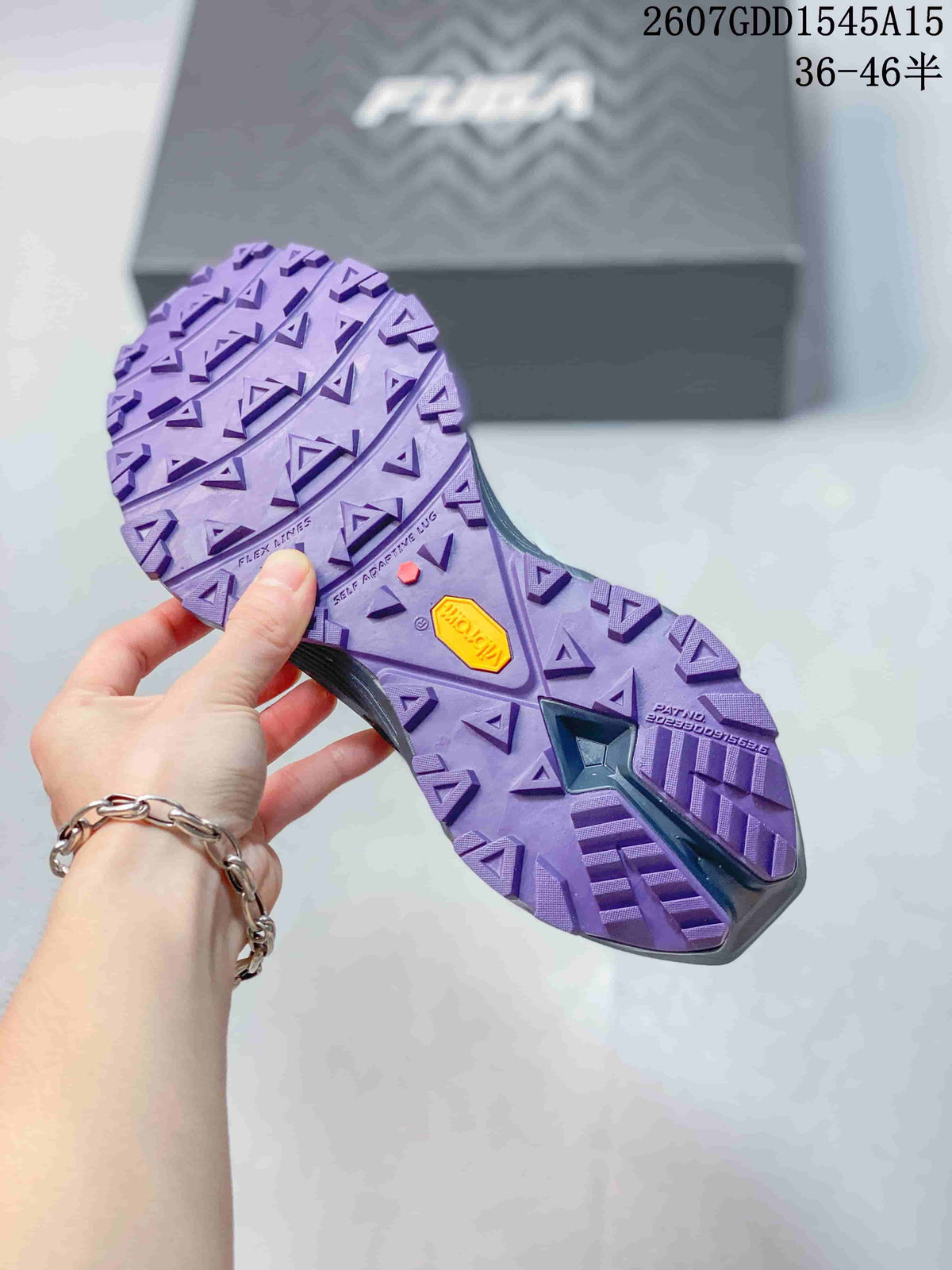 KAILAS FUGA EX3 BOA Hiking Sneakers in Gray White Purple - product image from the listing.