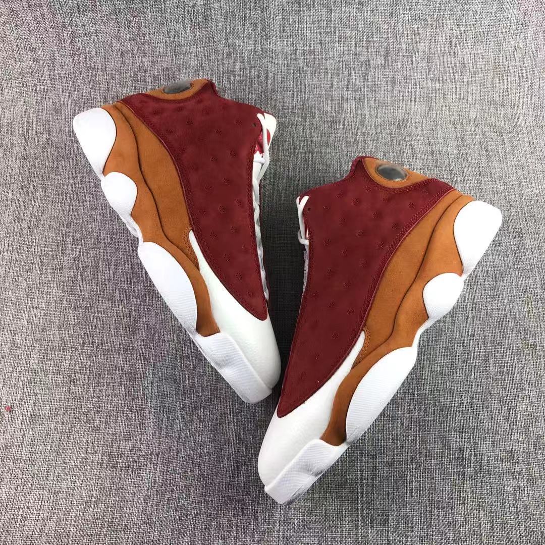 Air Jordan 13 Bin 23 Sneakers Burgundy Brown 417212-601 - product image from the listing.