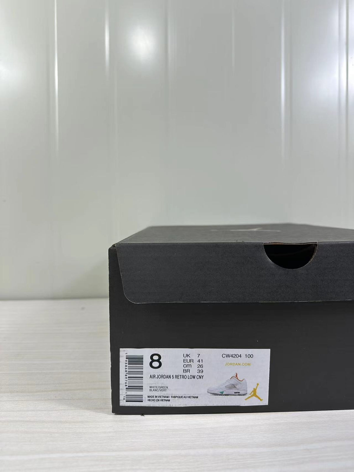 Air Jordan 5 Low Golf White Green CW4204-100 - product image from the listing.