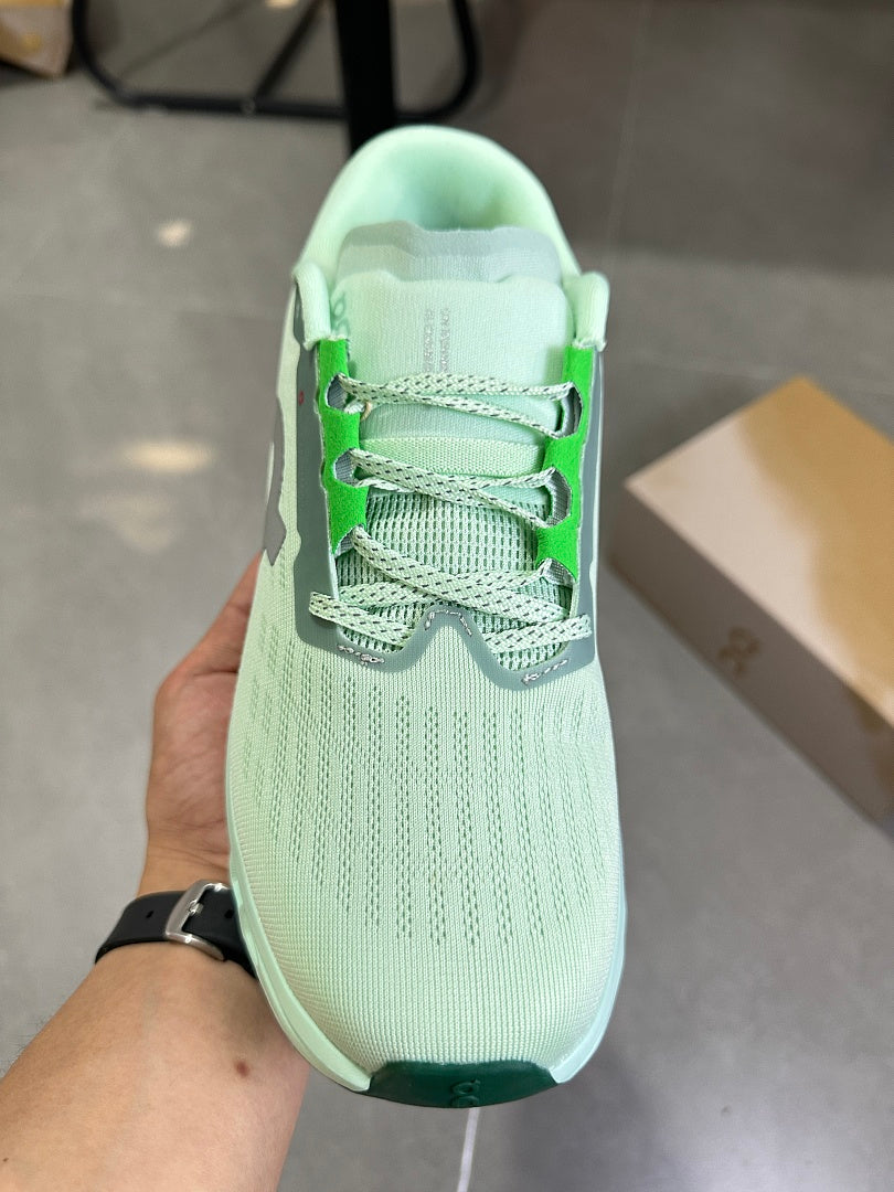 On Cloudmonster 2 Running Shoes in Mint Green - product image from the listing.