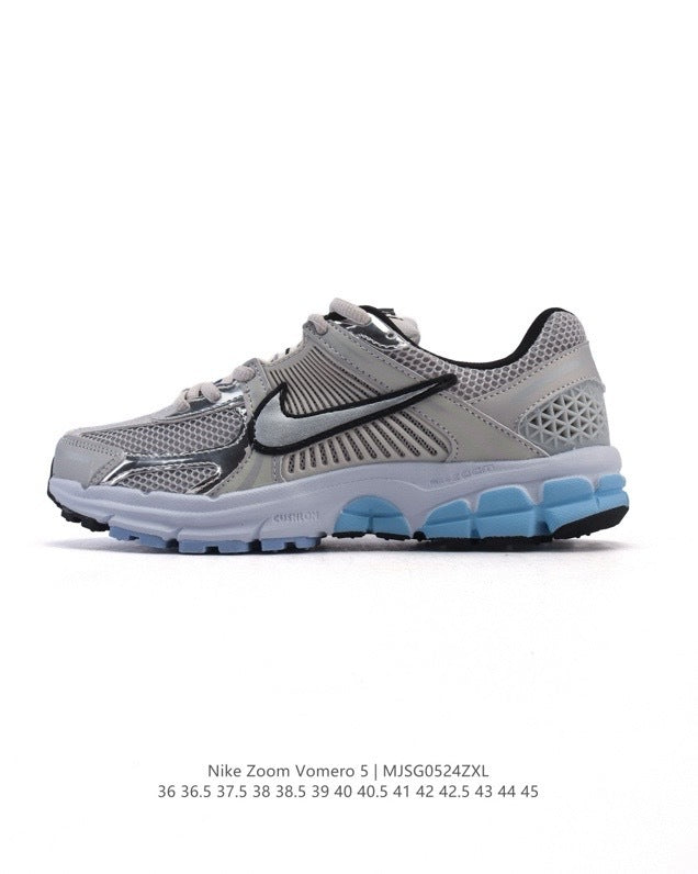 Nike Zoom Vomero 5 Sneakers in Silver Blue IM5042-XL - product image from the listing.