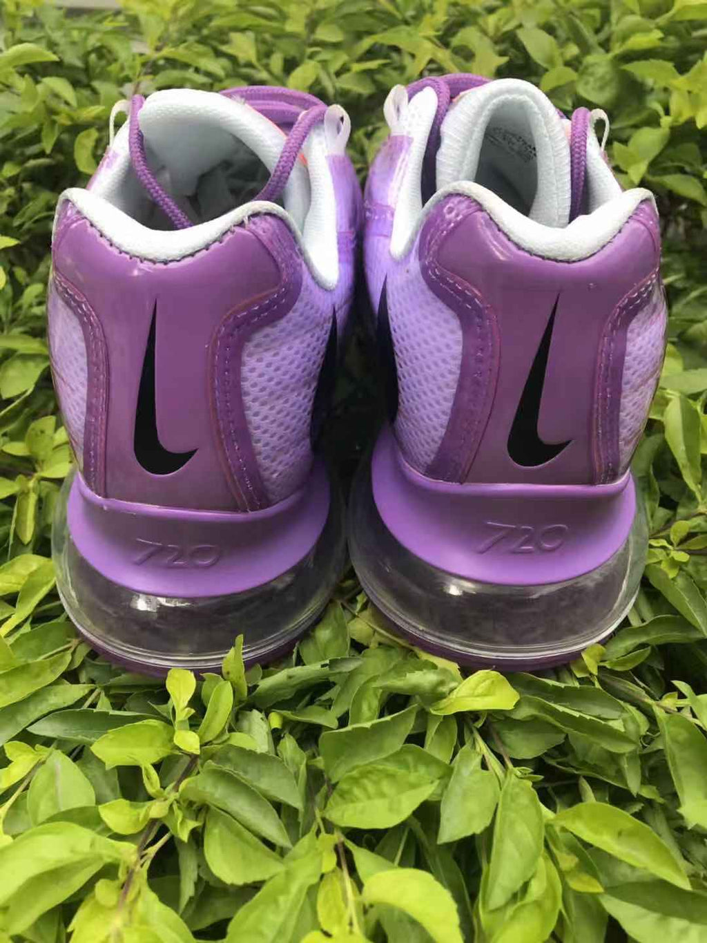 Purple Nike Air Max 720 Sneakers - product image from the listing.