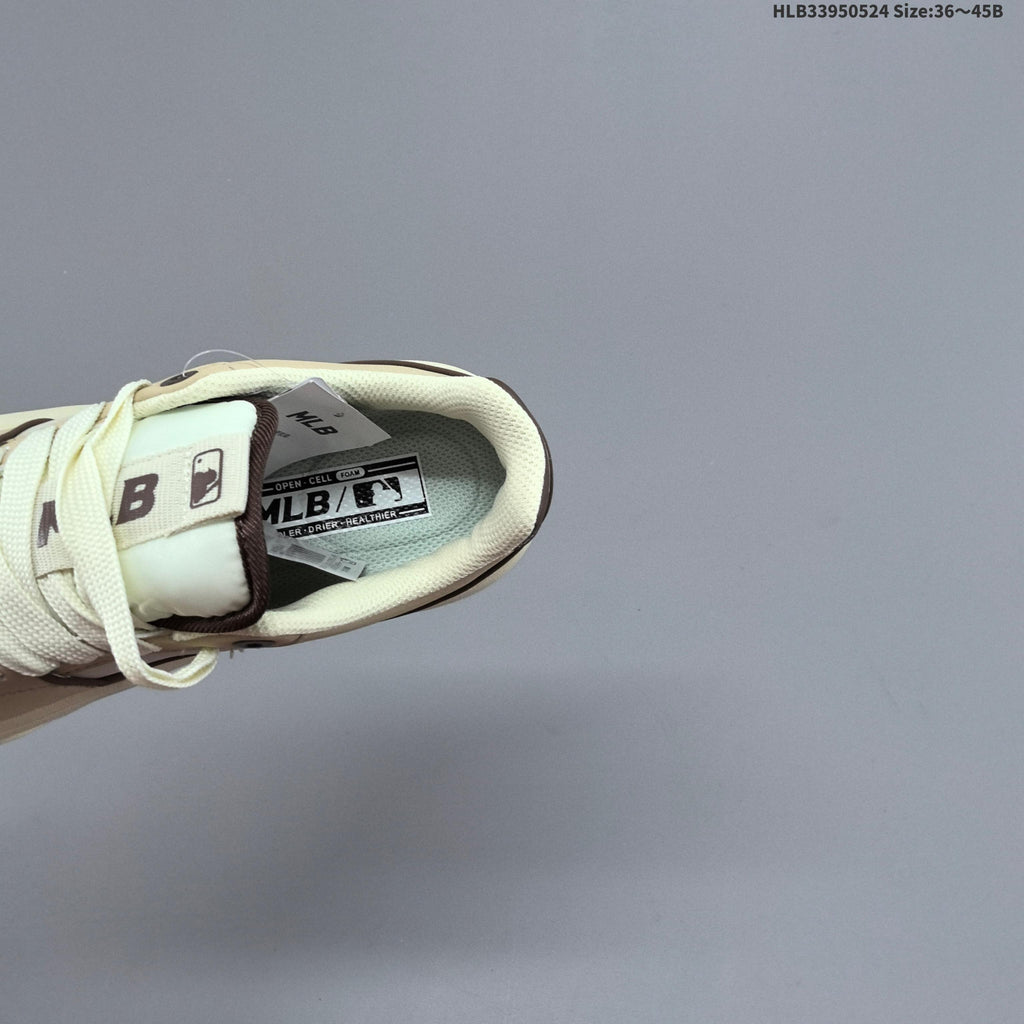 MLB Chunky Liner Low-Top Sneakers, in Beige and Cream - product image from the listing.