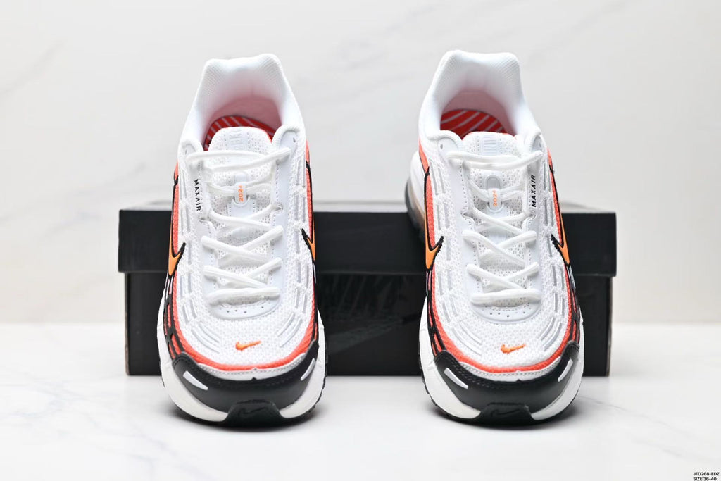 Nike Air Max 2021 Sneakers in White Orange Black - product image from the listing.