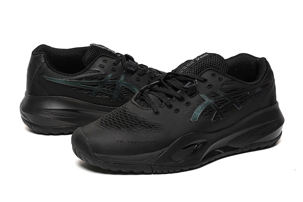 ASICS GEL-RESOLUTION Black Tennis Footwear - product image from the listing.