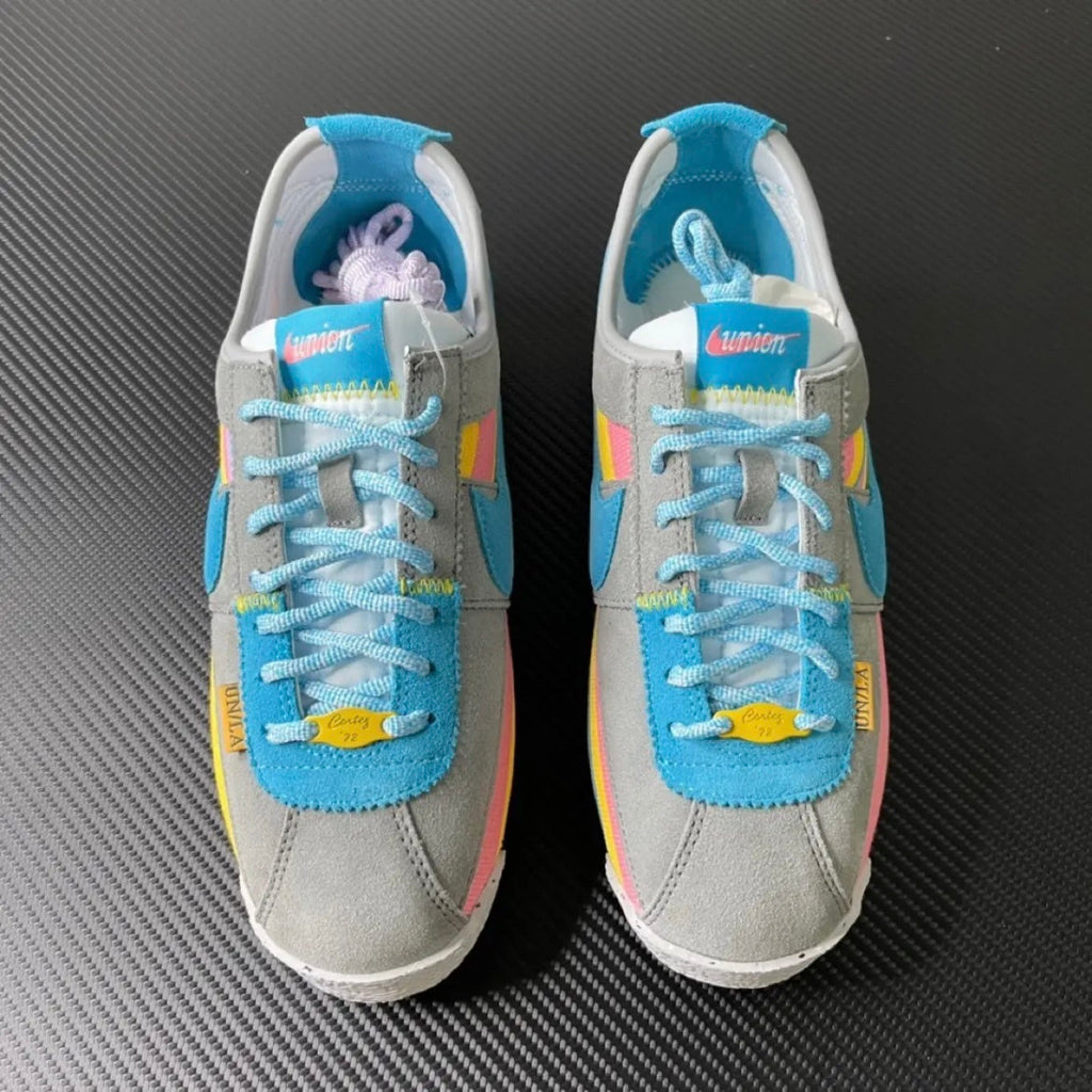 Nike Cortez SP Union LA Sneakers in Light Smoke Grey DR1413-002 - product image from the listing.