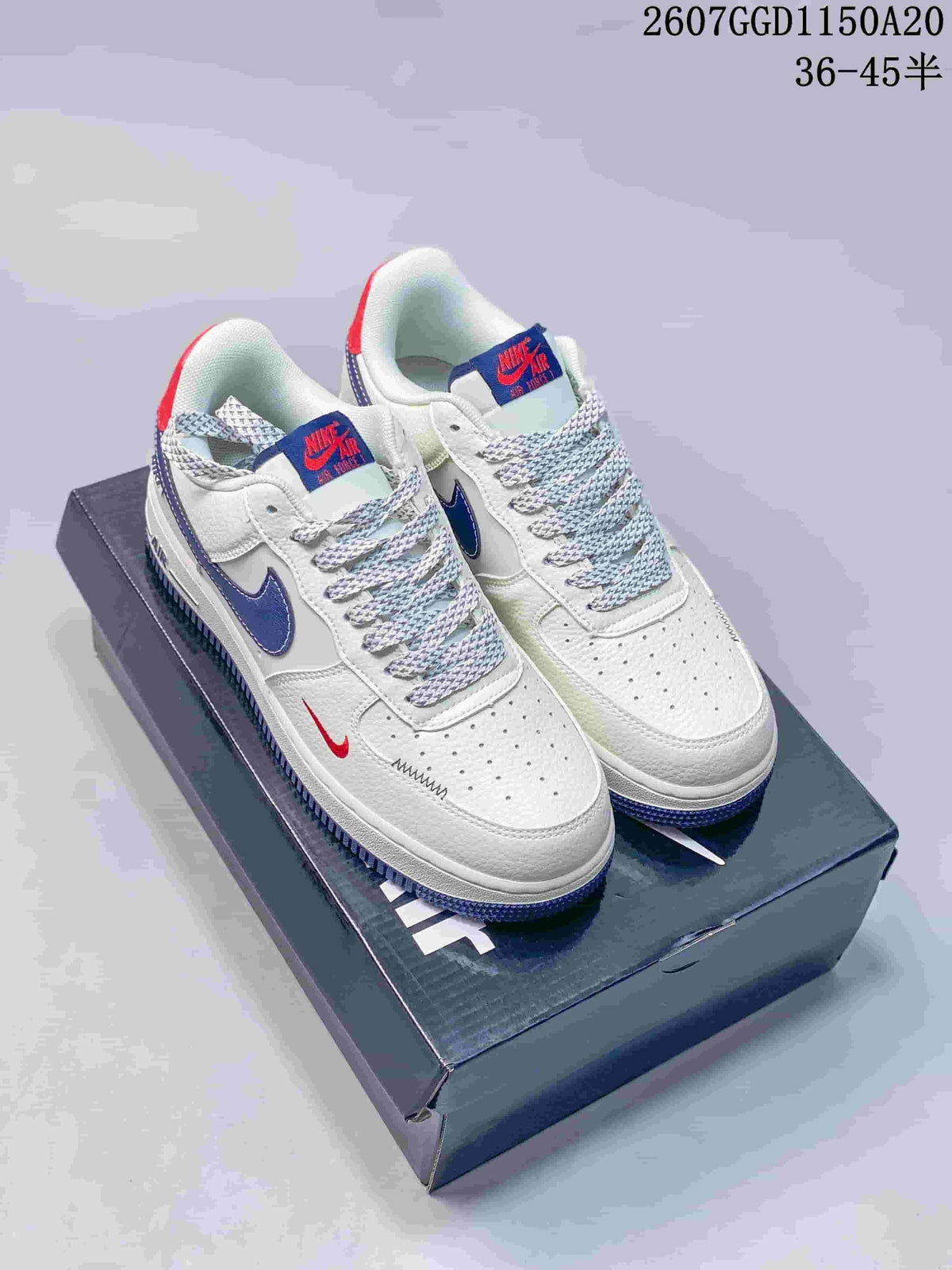 Nike Air Force 1 '07 Low Low-Top Sneakers in White - product image from the listing.