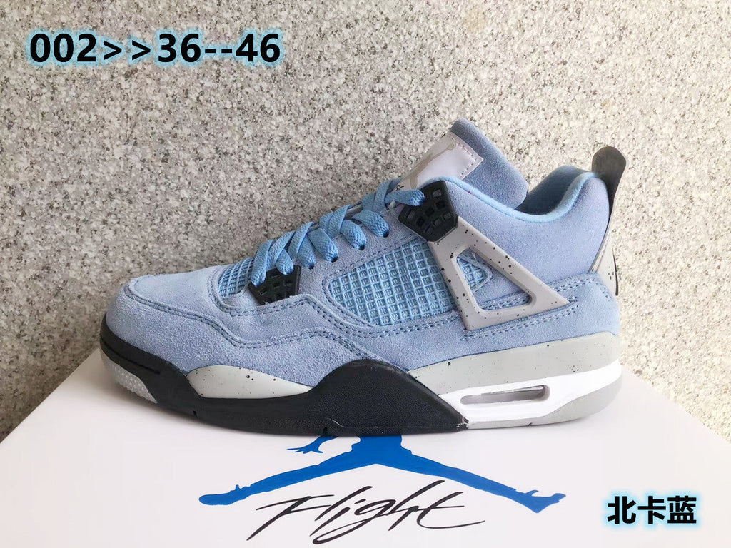 Jordan 4 Retro Sneakers in University Blue - product image from the listing.
