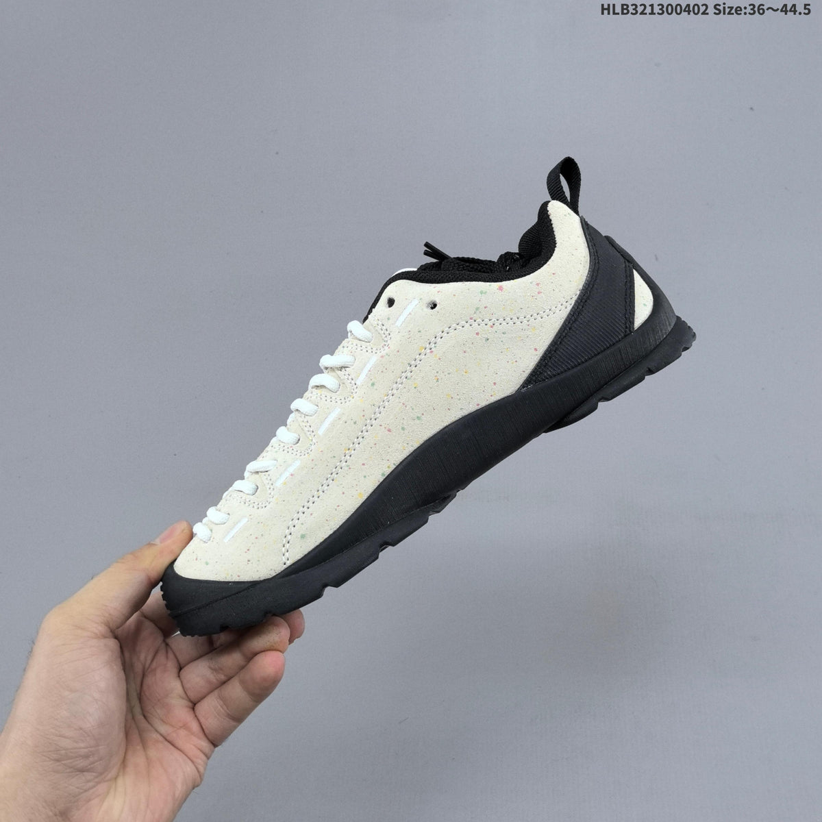 KEEN Jasper Low-Cut Outdoor Sneakers, Cream and Black, 1022266 - product image from the listing.