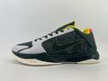 Nike CD4991-300 Basketball Sneakers, in Dark Green and Yellow - product image from the listing.