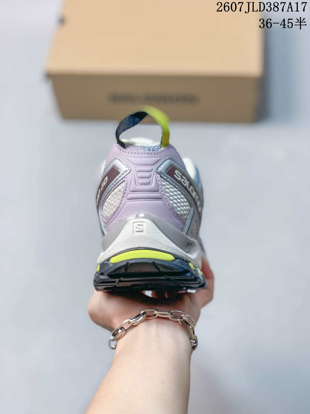 Salomon XA PRO 3D Trail Running Shoes in Grey Purple - product image from the listing.