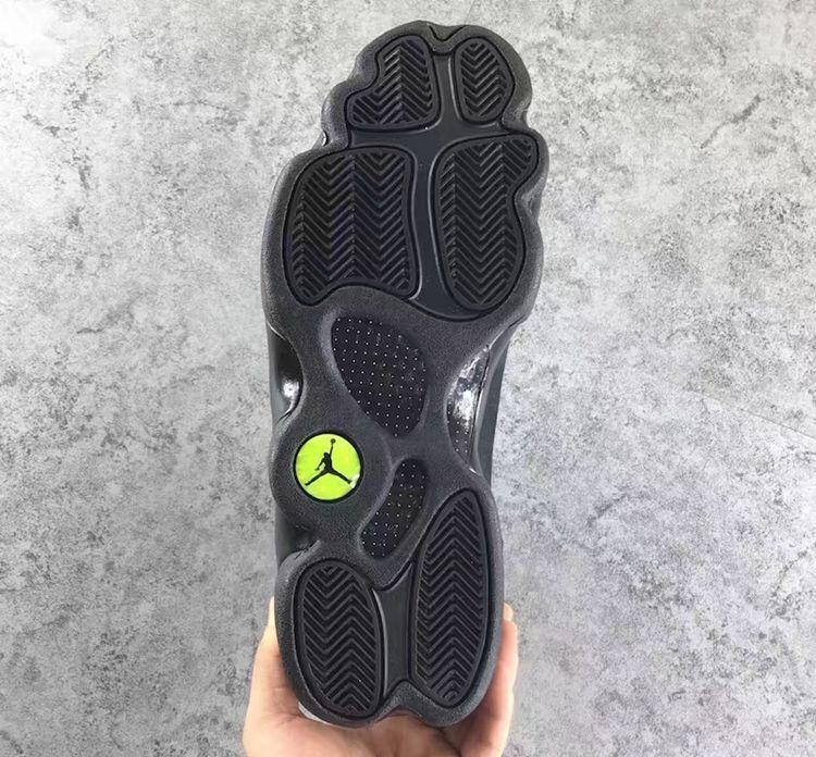 Air Jordan 13 Retro Black Cat Basketball Sneakers in Black - product image from the listing.