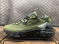 Olive Green and Black Nike React Vision Sneakers - product image from the listing.