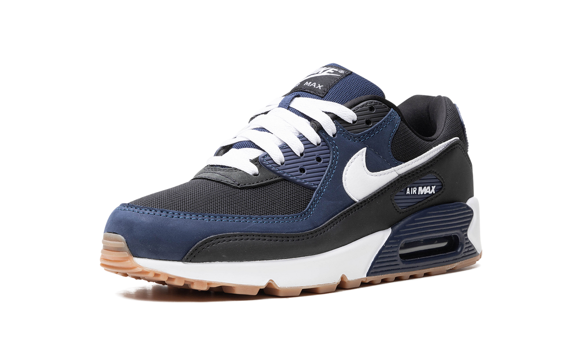 "Midnight Navy Gum" Air Max 90 "MIDNIGHT NAVY" FB9658 400 - product image from the listing.