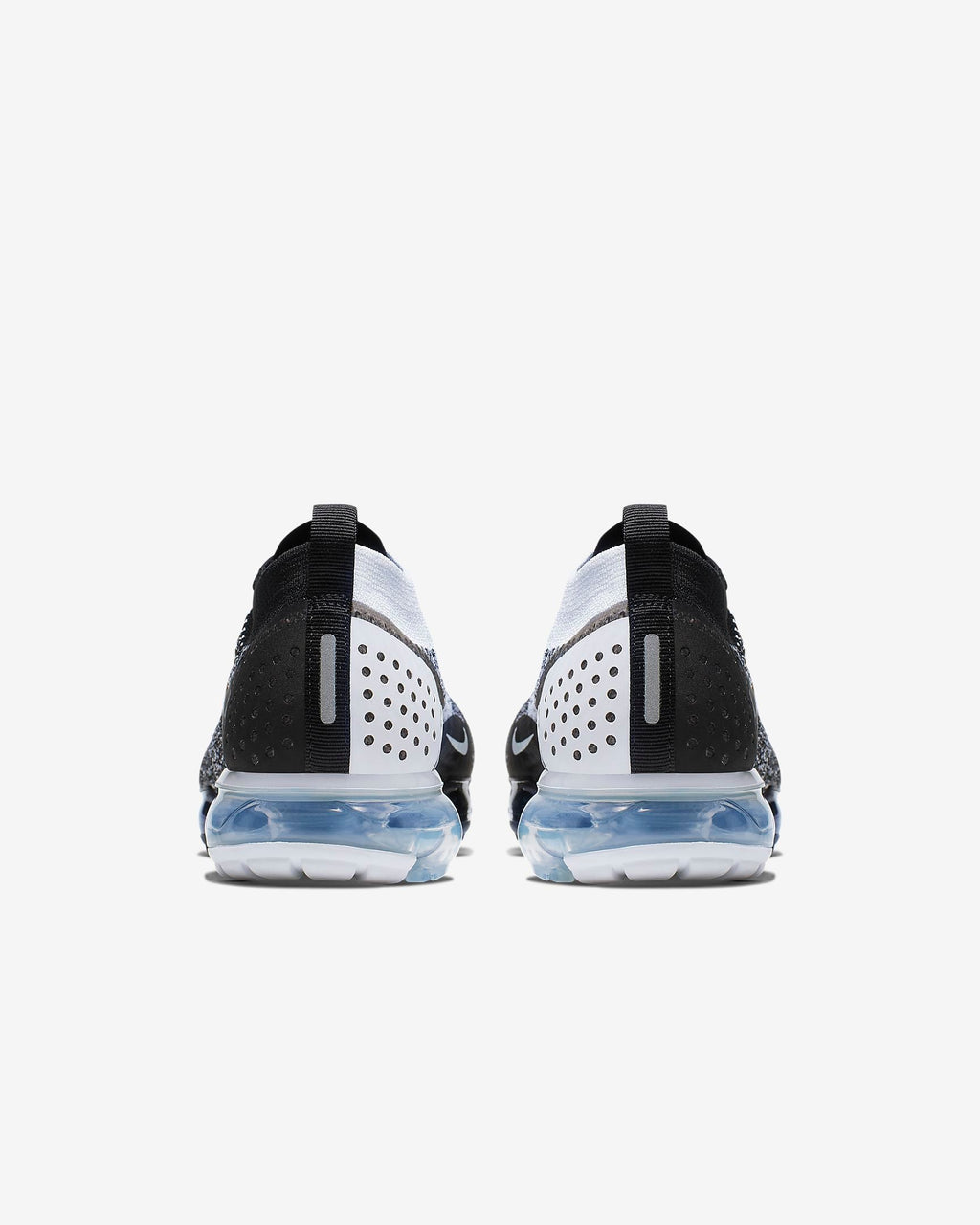 Nike Air VaporMax Flyknit 2 Sneakers in Black White 942842-016 - product image from the listing.