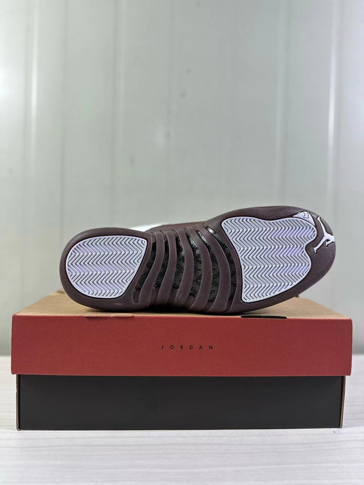 Air Jordan 12 Retro White Brown FZ5026-100 Sneakers - product image from the listing.